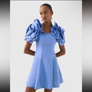 AJE. TWYLA MINI DRESS Blue size 10